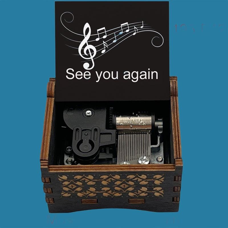 Fast & Furious "See you again" Music Box – Vintage Handcrafted Gift Ideas - Gracias Collectibles