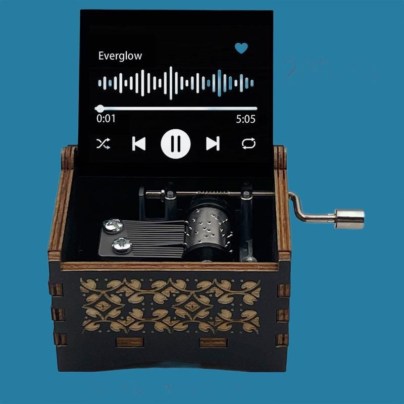 Coldplay "Everglow" Classic Hand-Crank Music Box - Gracias Collectibles