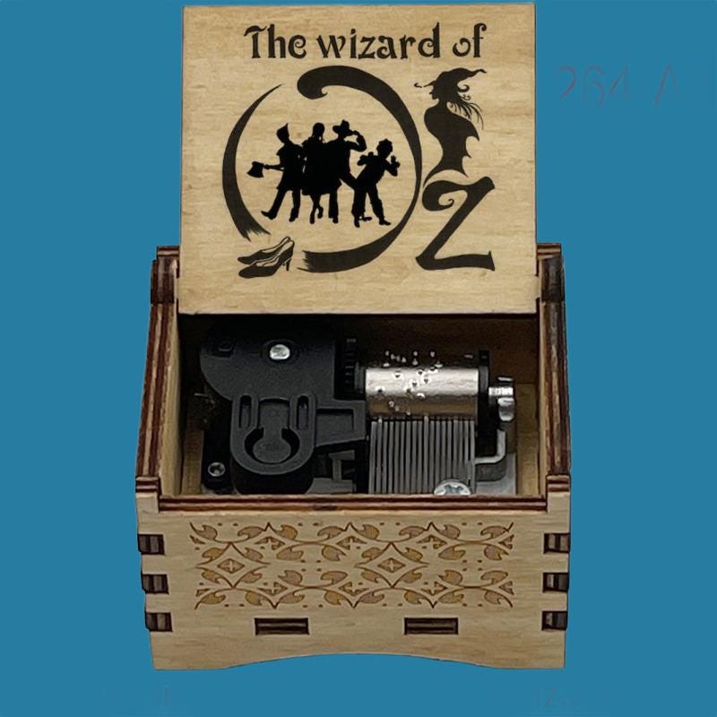Wizard of Oz “We're off to see the wizard” Classic Music Box - Gracias Collectibles