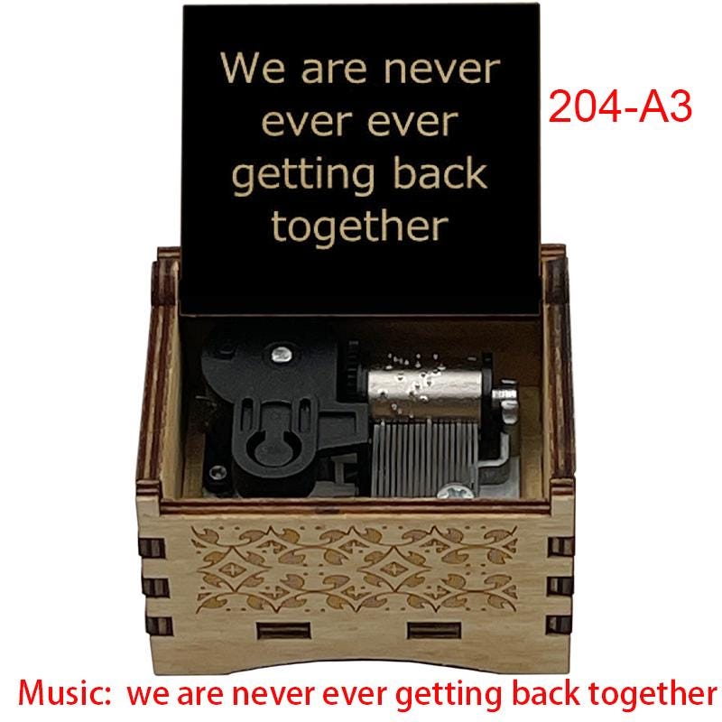Taylor Swift Song "We Are Never Ever Getting Back Together" Music Box - Gracias Collectibles