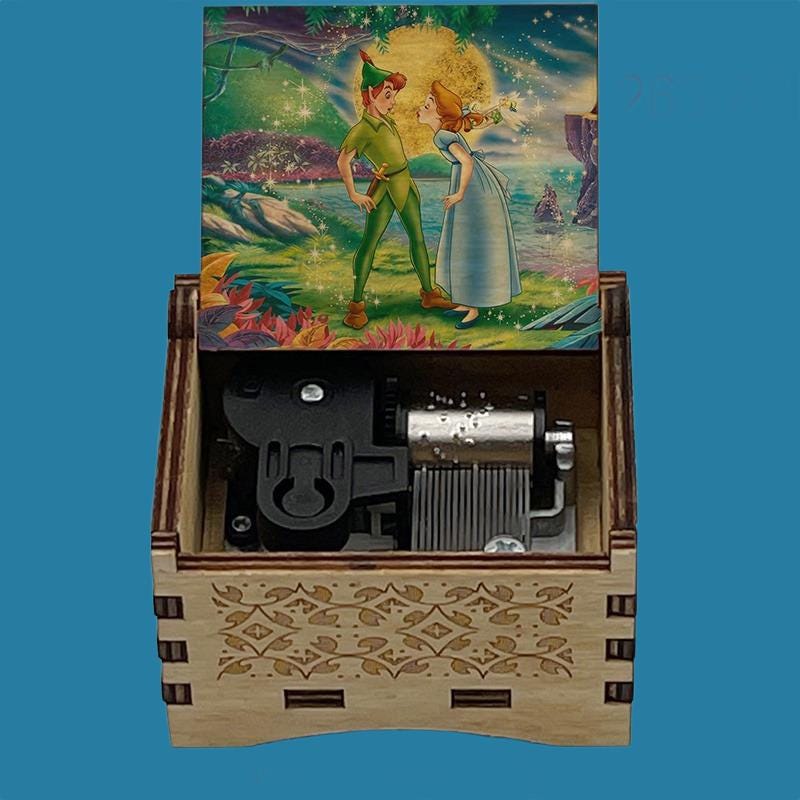 Peter Pan "you can fly" Classic Hand-Crank Music Box - Gracias Collectibles