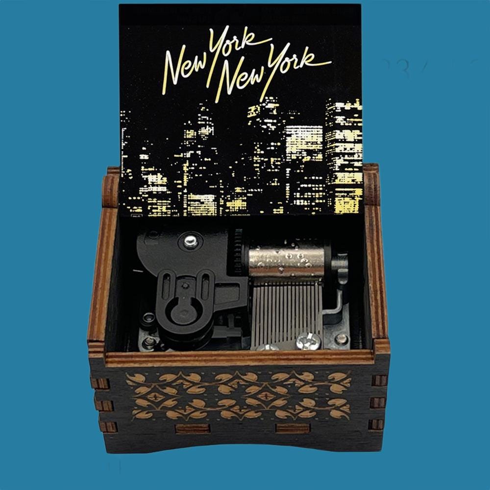 Frank Sinatra " New York New York"  Classic Music Box - Gracias Collectibles