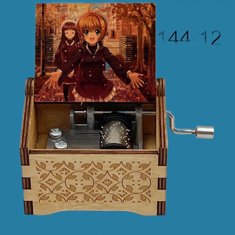 Sakura "Catch you catch me" Classic Hand-Crank Music Box - Gracias Collectibles
