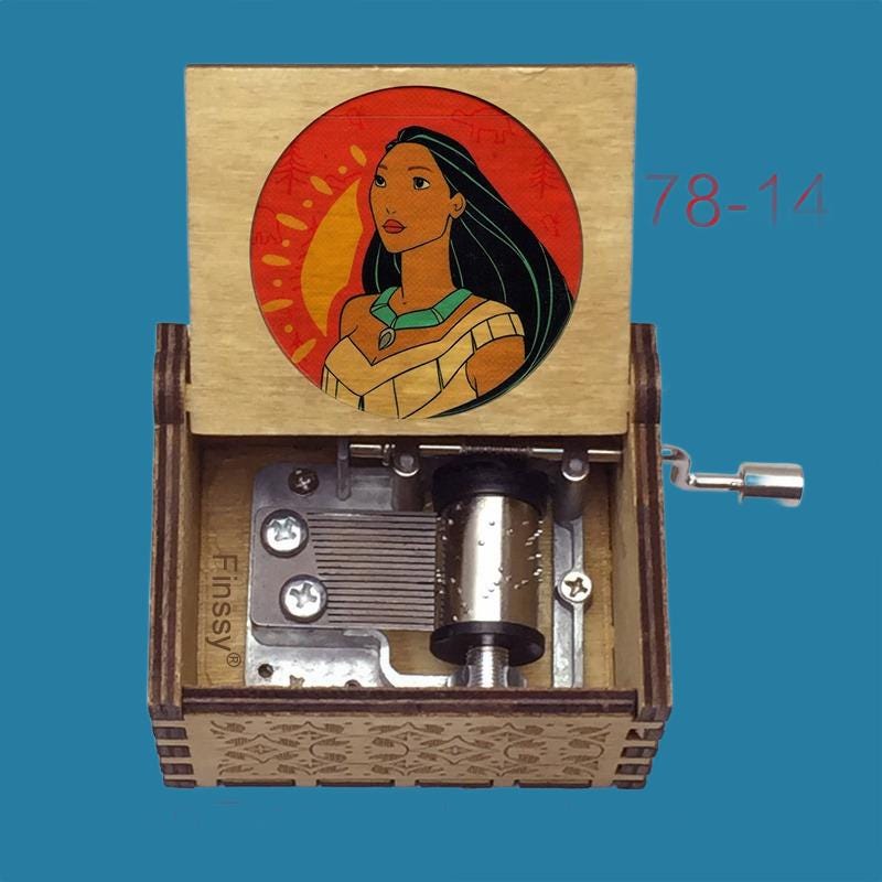 Pocahontas "Color of the wind" Classic Music Box - Gracias Collectibles