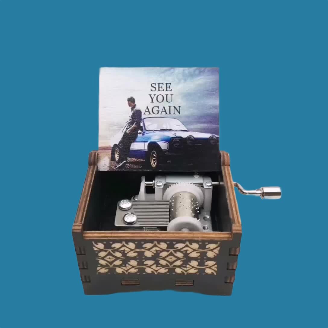 Fast & Furious "See you again" Music Box – Vintage Handcrafted Gift Ideas - Gracias Collectibles