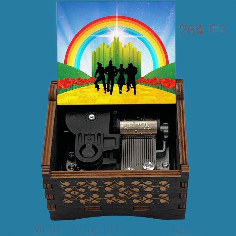 Wizard of Oz "We're off to see the wizard" Classic Music Box - Gracias Collectibles