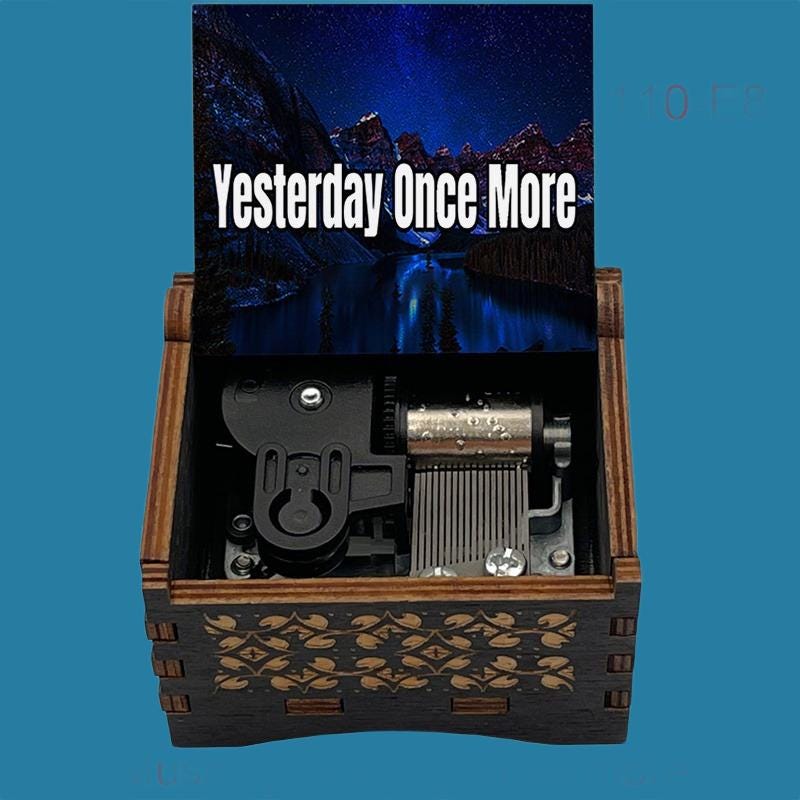Richard Carpenter “Yesterday once more” Classic Music Box - Gracias Collectibles