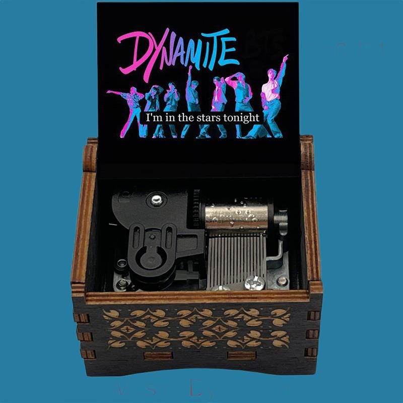 BTS “Dynamite” Classic Popular Music Box - Gracias Collectibles