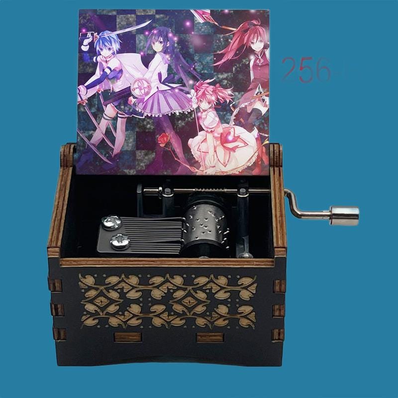 Puella Magi Madoka Magica Classic Wooden Music Box - Gracias Collectibles