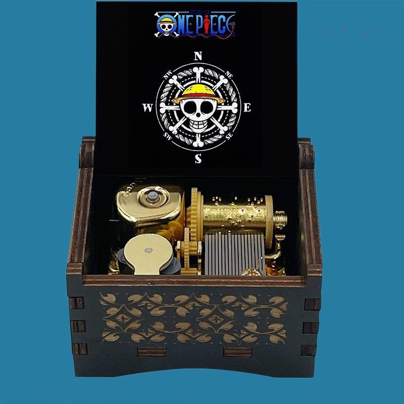 Anime Hikari E  Classic Hand-Crank Music Box - Gracias Collectibles