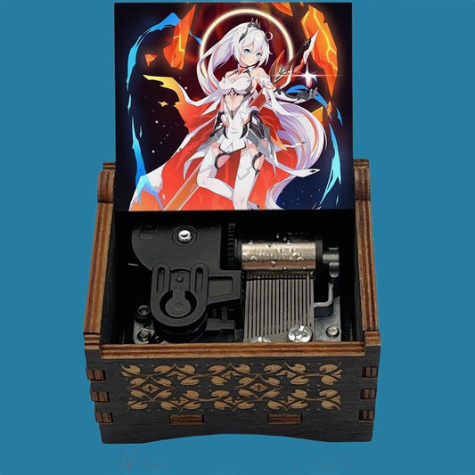 Anime Moon Halo  Classic Hand-Crank Music Box - Gracias Collectibles