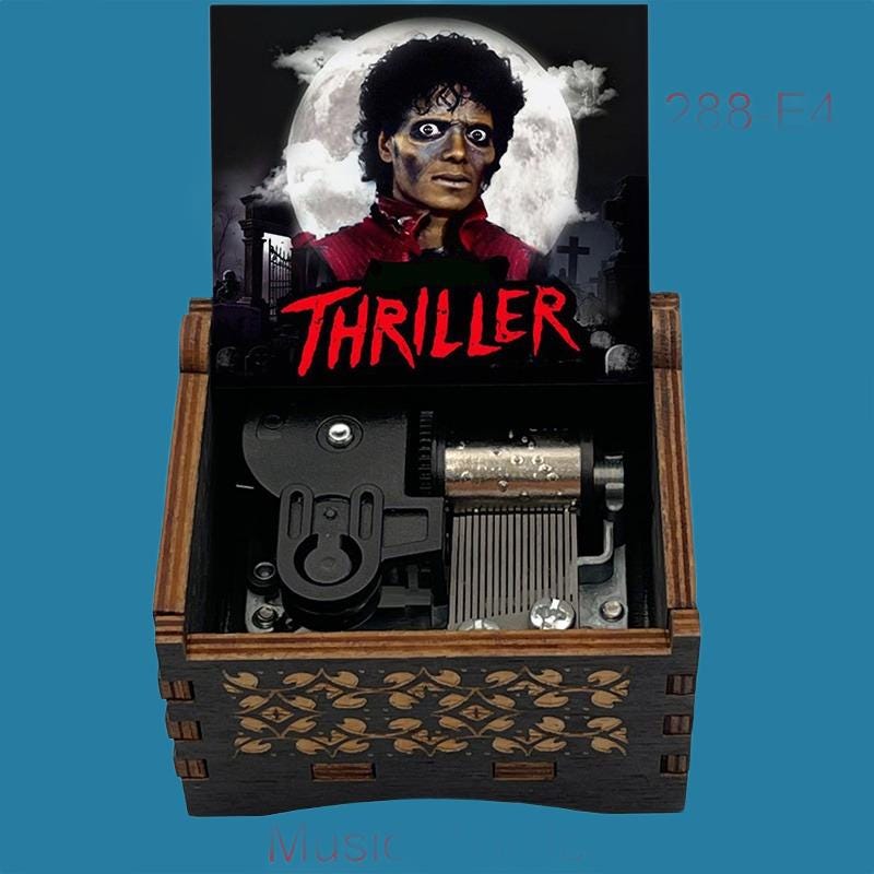 Michael Jackson " Thriller "  Classic Music Box - Gracias Collectibles