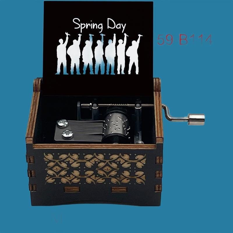 BTS "Spring day" Classic Popular Music Box - Gracias Collectibles