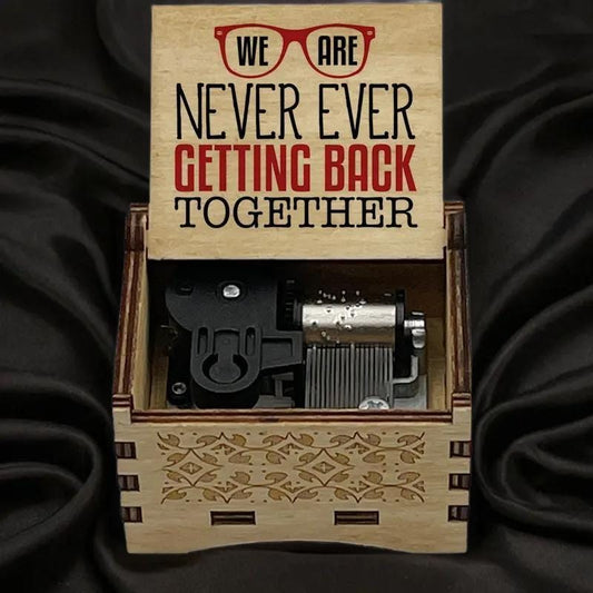 Taylor Swift Song "We Are Never Ever Getting Back Together" Music Box - Gracias Collectibles
