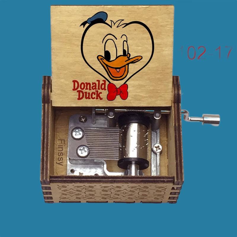 Donald Duck Classic Hand-Crank Music Box - Gracias Collectibles