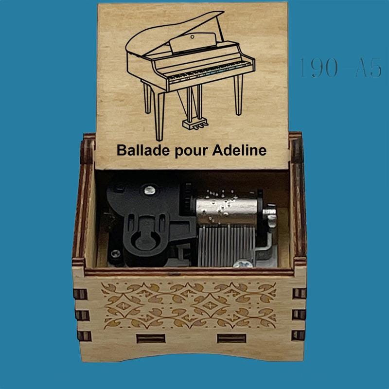 Ballade pour Adeline Classic Music Box - Gracias Collectibles