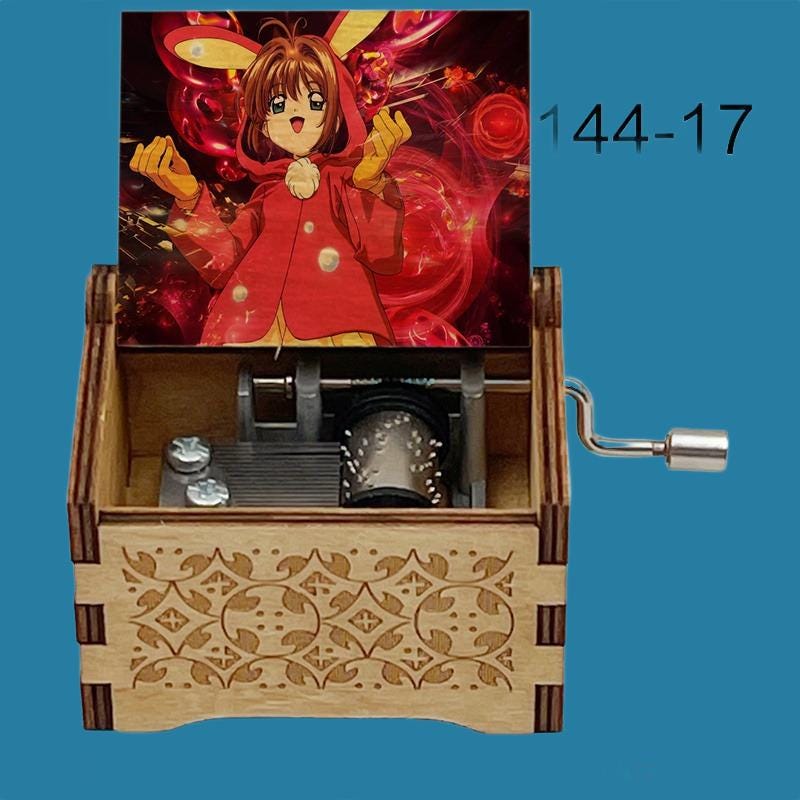 Sakura "Catch you catch me" Classic Hand-Crank Music Box - Gracias Collectibles