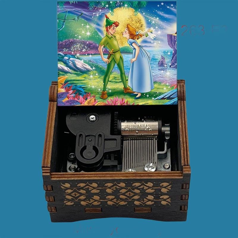 Peter Pan “you can fly” Classic Hand-Crank Music Box - Gracias Collectibles