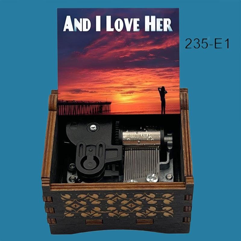 The Beatles " And I love her"  Classic Music Box - Gracias Collectibles