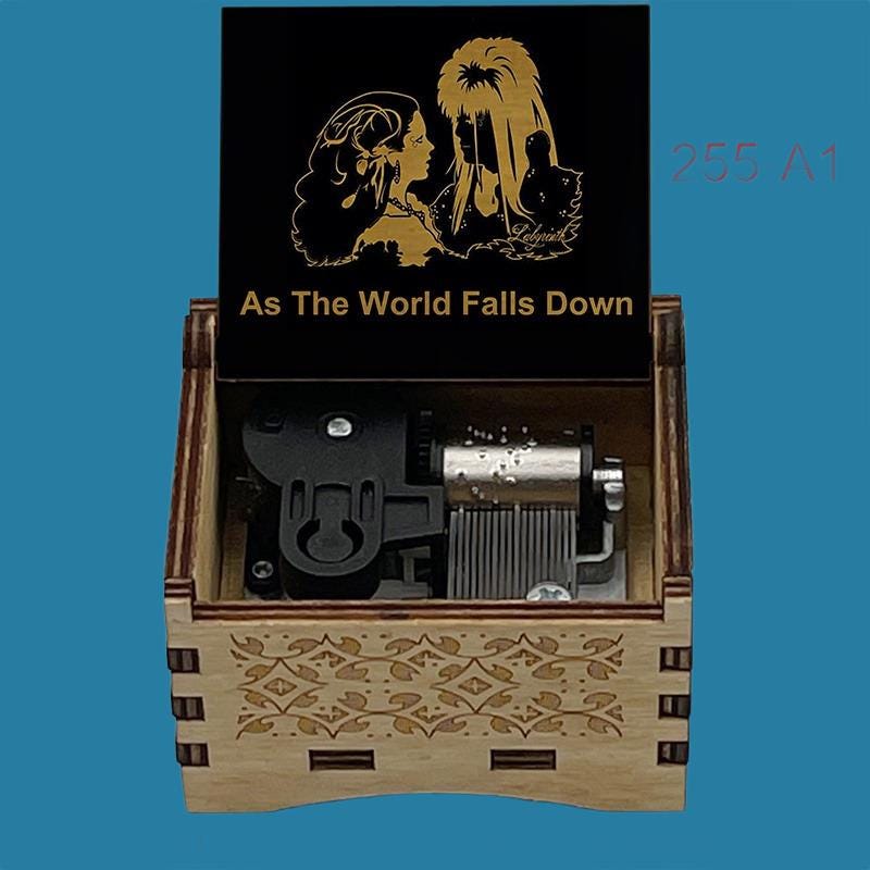 Labyrinth  " When the world falls down"  Classic Music Box - Gracias Collectibles