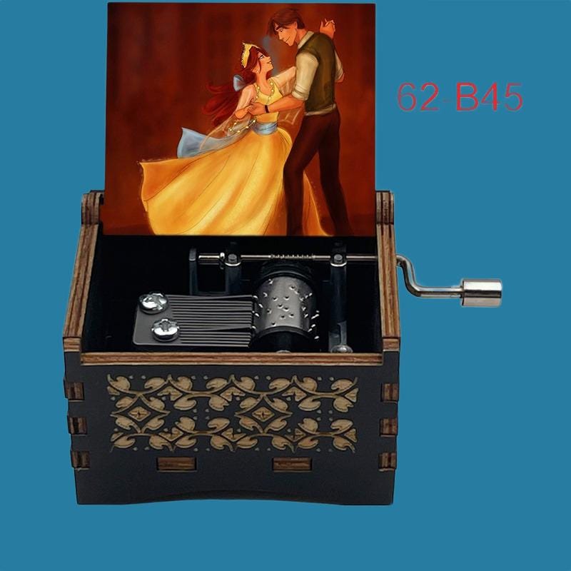 Anastasia "Once upon a December" Classic Wooden Music Box - Gracias Collectibles