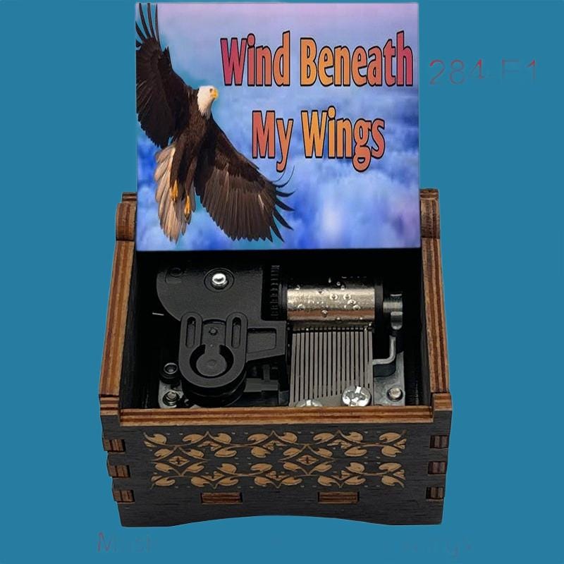 Bette Midler " Wind Beneath My Wings"  Classic Music Box - Gracias Collectibles
