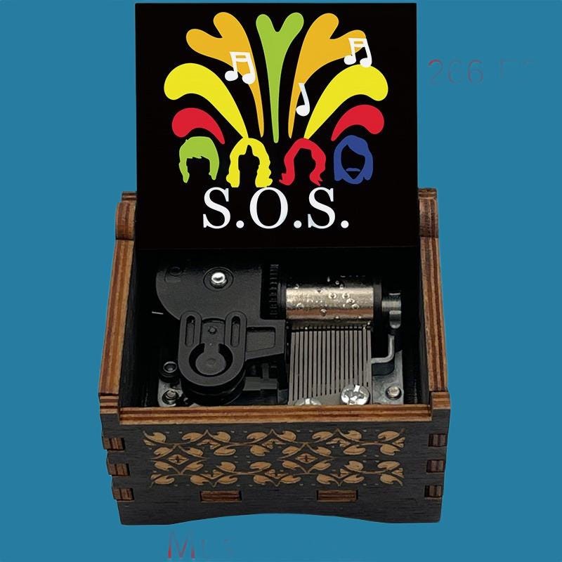 ABBA "SOS" Classic Music Box - Gracias Collectibles