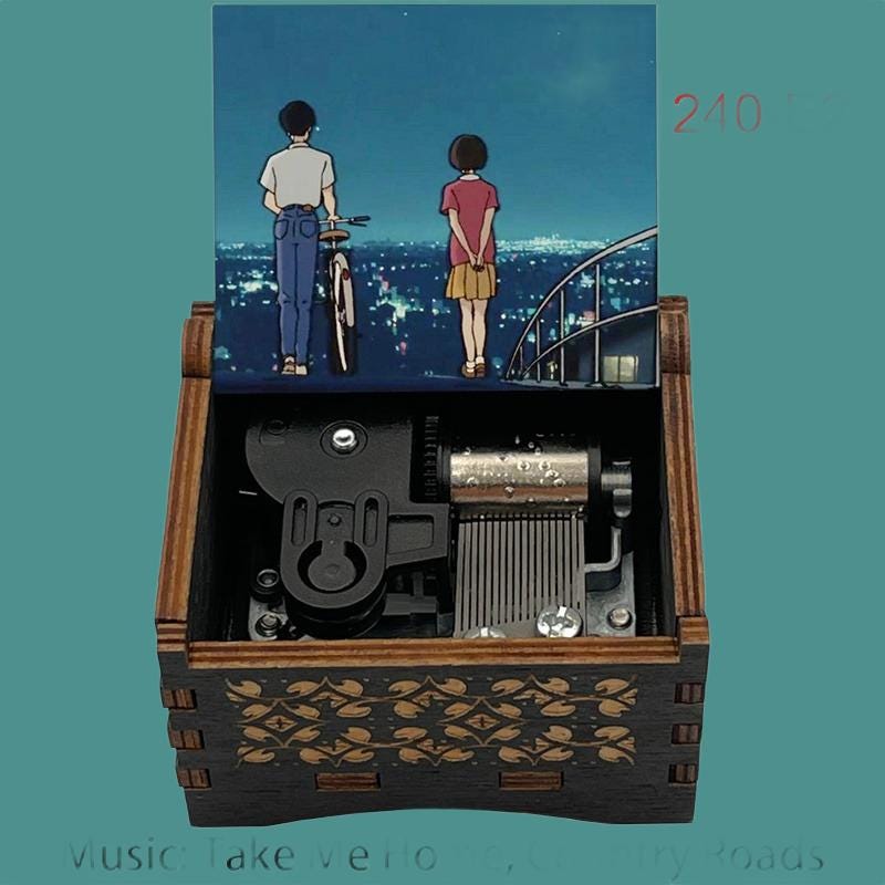 John Denver “Take me home country roads” Classic Hand-Crank Music Box - Gracias Collectibles