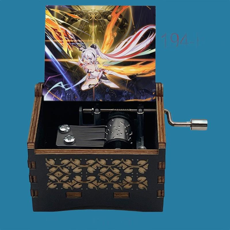 Anime Moon Halo  Classic Hand-Crank Music Box - Gracias Collectibles