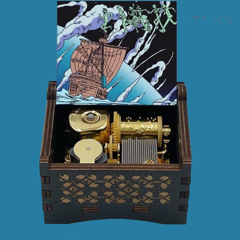 Anime Hikari E  Classic Hand-Crank Music Box - Gracias Collectibles