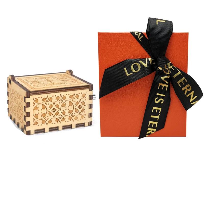 Shake it Off Music Box: Birch Wood, 18-Note Movement - Gracias Collectibles