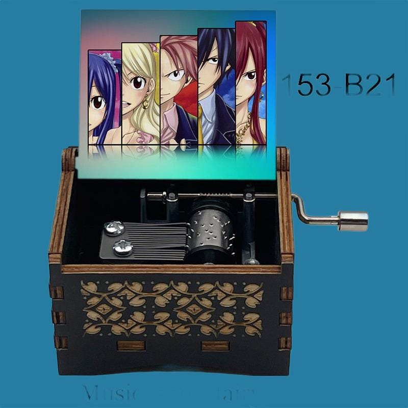 Fairy Tail “Snow Fairy” Classic Hand-Crank Music Box - Gracias Collectibles