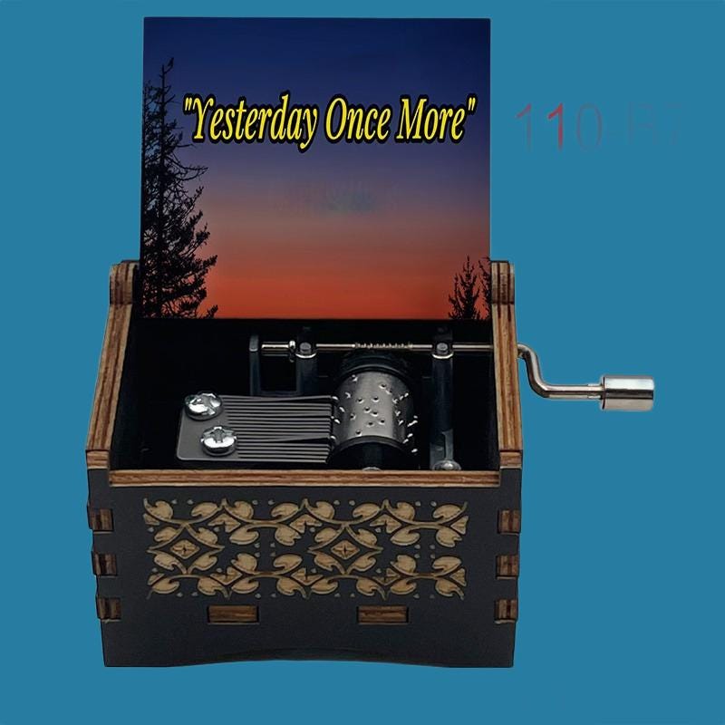 Richard Carpenter “Yesterday once more” Classic Music Box - Gracias Collectibles