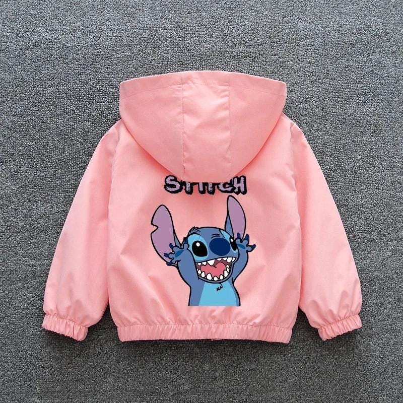 Baby Girls Windbreaker Custom Print cartoon Character Jacket - Gracias Collectibles