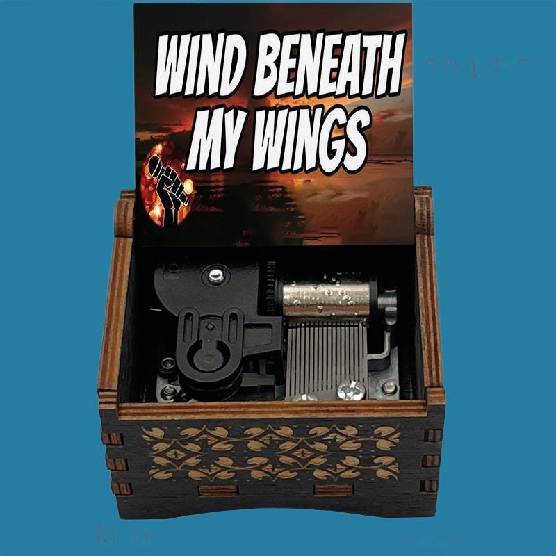 Bette Midler " Wind Beneath My Wings"  Classic Music Box - Gracias Collectibles