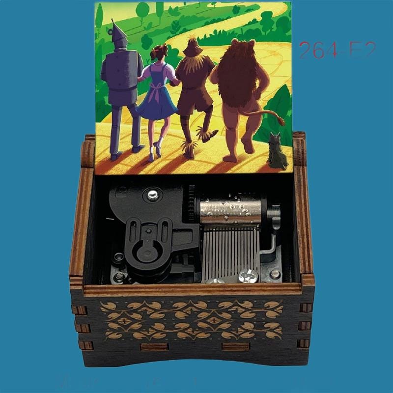 Wizard of Oz "We're off to see the wizard" Classic Music Box - Gracias Collectibles