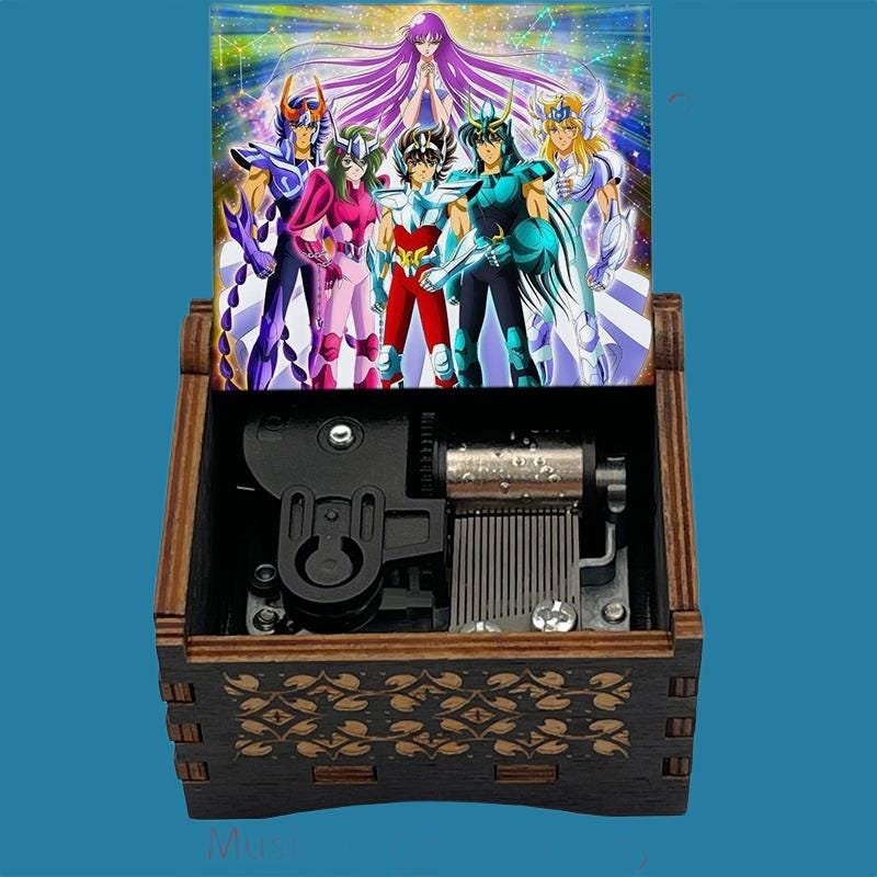 Saint Seiya “Pegasus Fantasy” Classic Hand-Crank Music Box - Gracias Collectibles