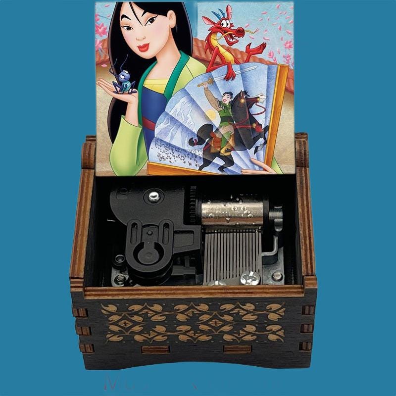 Mulan“Reflection" Classic Music Box - Gracias Collectibles