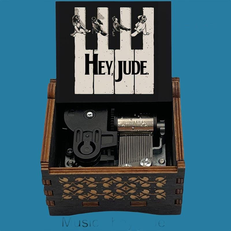The Beatles “Hey Jude” Classic Music Box - Gracias Collectibles