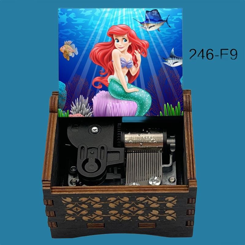 Little Mermaid " Under the sea" Classic Music Box - Gracias Collectibles