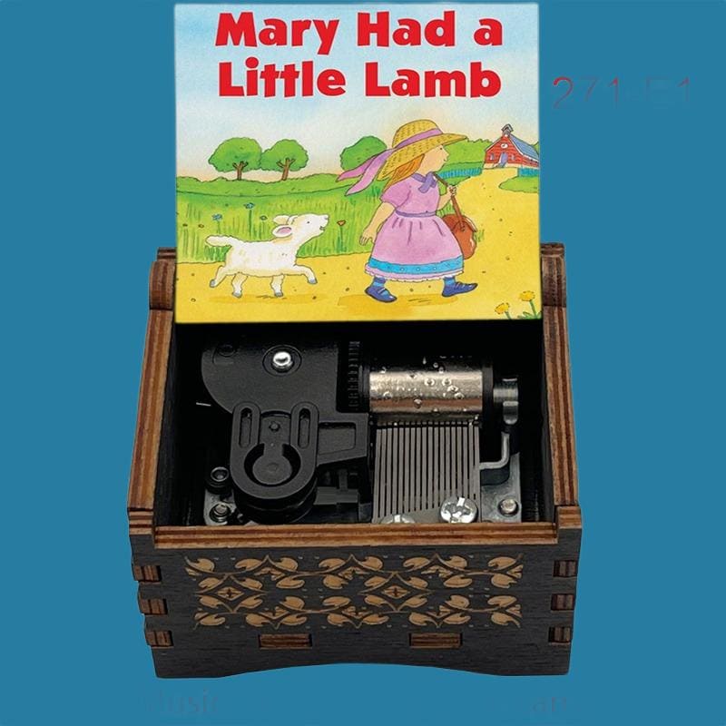 Nursery Rhymes " Mary had a little lamb"  Classic Music Box - Gracias Collectibles