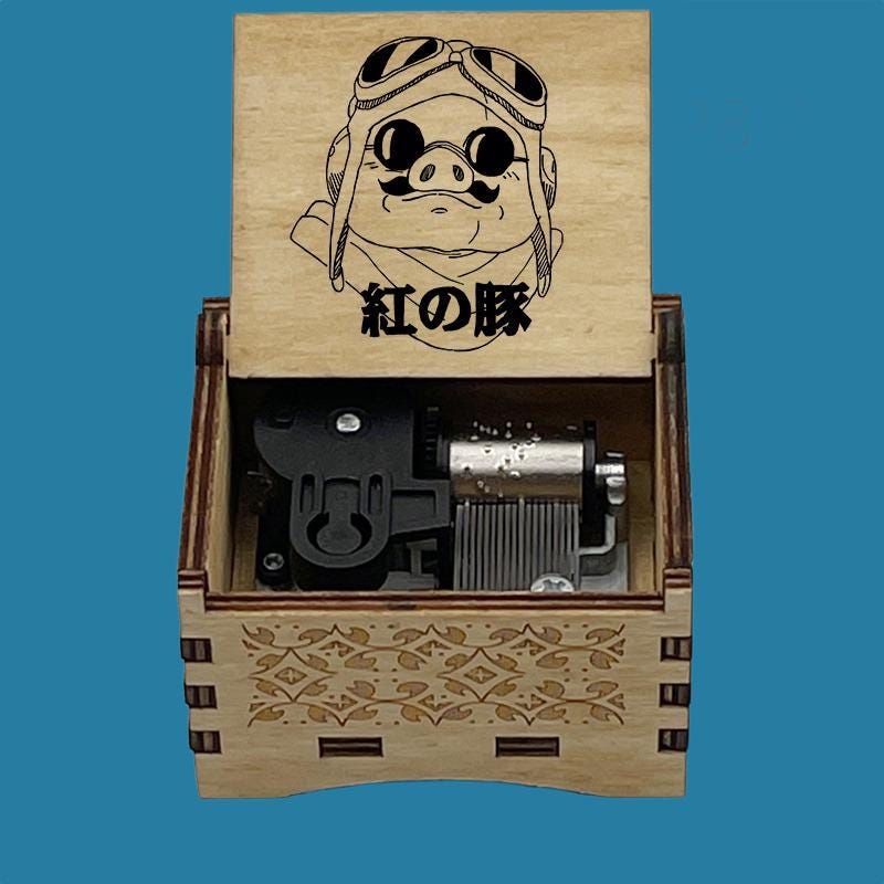 Porco Rosso “Le Temps des Cerises” Classic Music Box - Gracias Collectibles