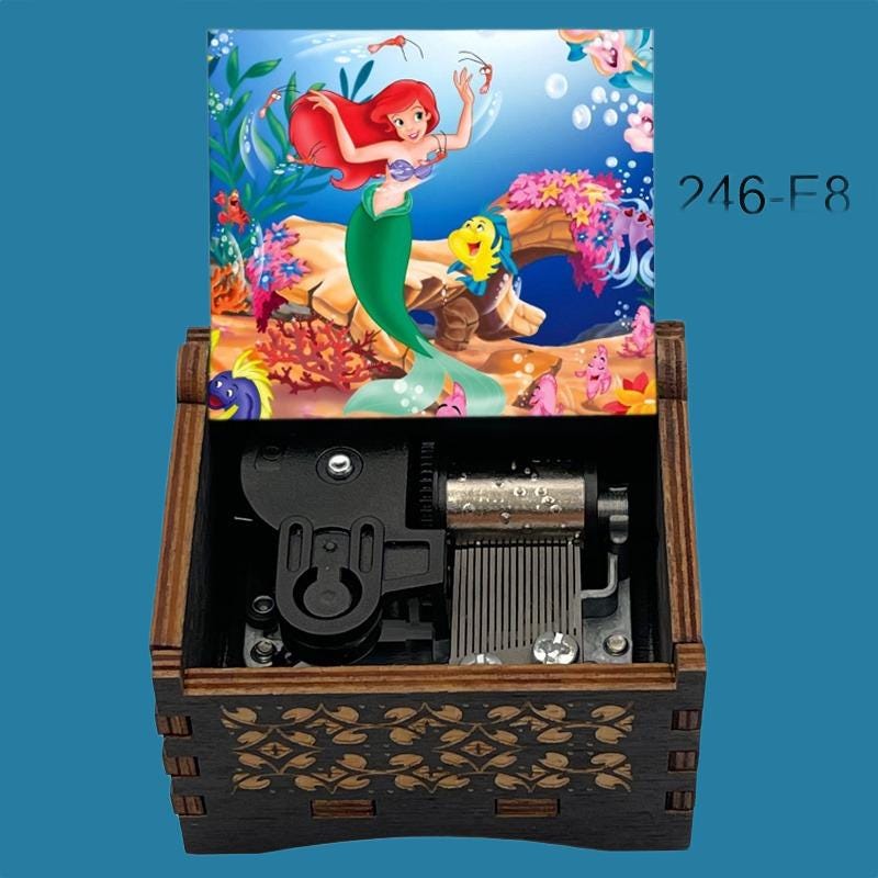 Little Mermaid " Under the sea" Classic Music Box - Gracias Collectibles