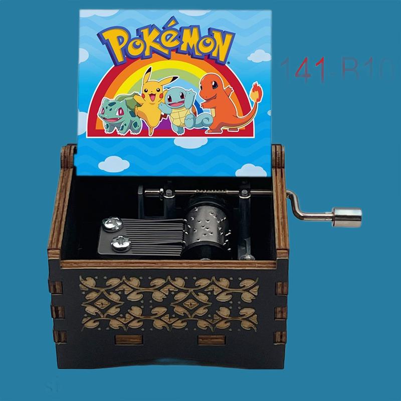 Aim to be a Pokemon Master Wooden Music Box - Gracias Collectibles