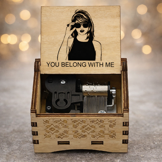 Taylor Swift 'You Belong With Me" Music Box - Gracias Collectibles