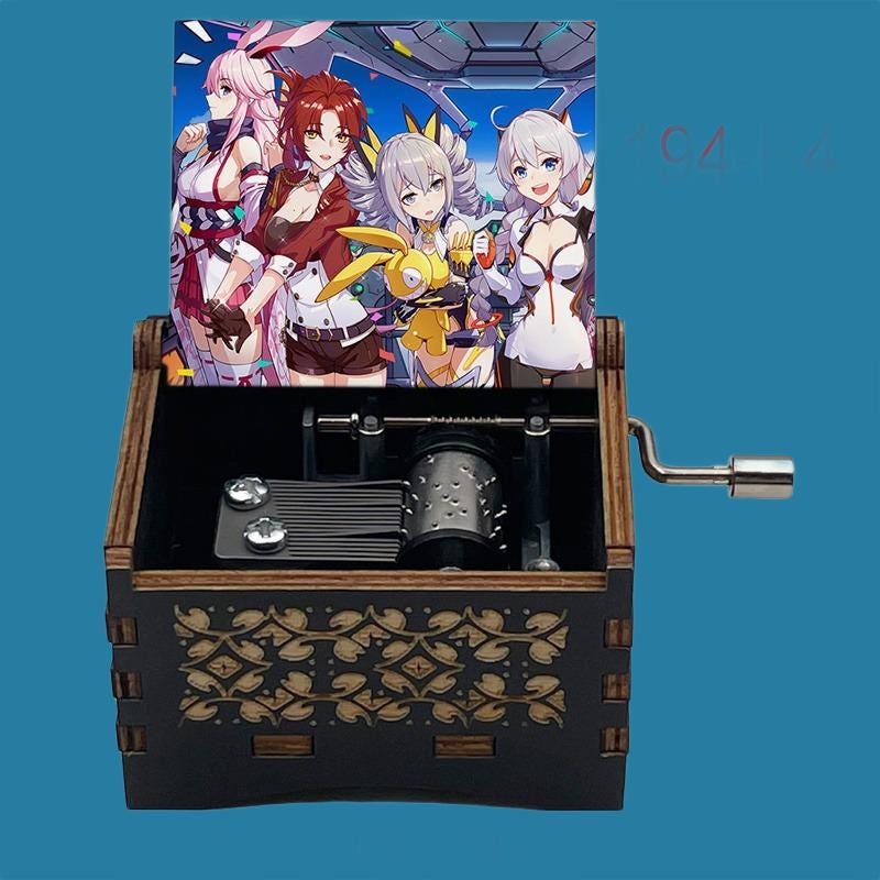 Anime Moon Halo  Classic Hand-Crank Music Box - Gracias Collectibles