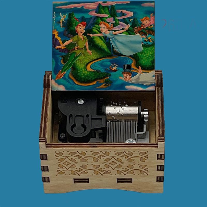 Peter Pan "you can fly" Classic Hand-Crank Music Box - Gracias Collectibles