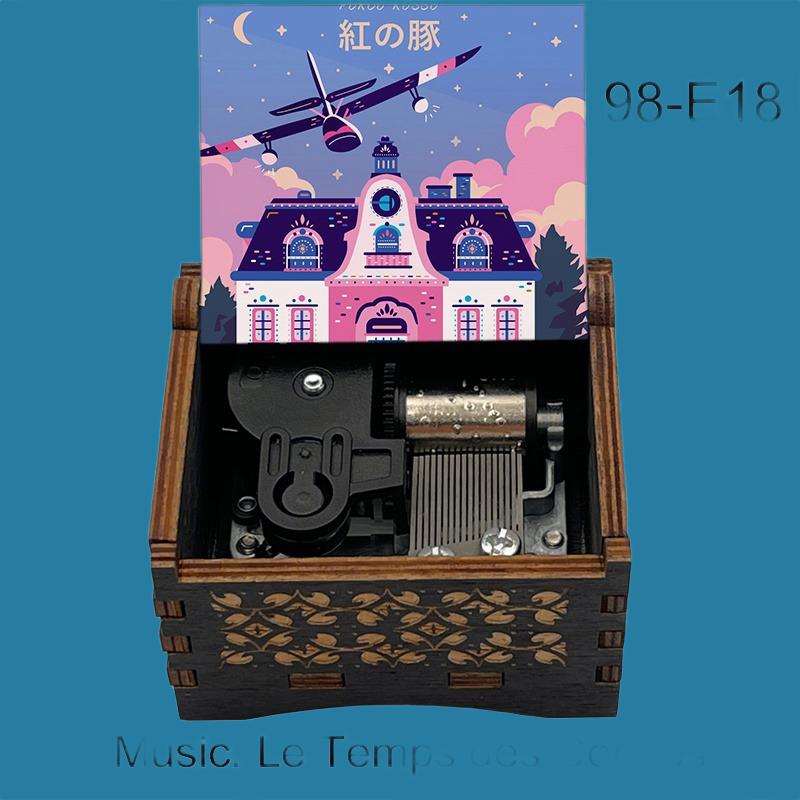 Porco Rosso “Le Temps des Cerises” Classic Music Box - Gracias Collectibles