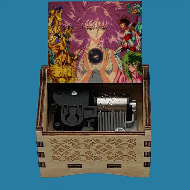 Saint Seiya “Pegasus Fantasy” Classic Hand-Crank Music Box - Gracias Collectibles