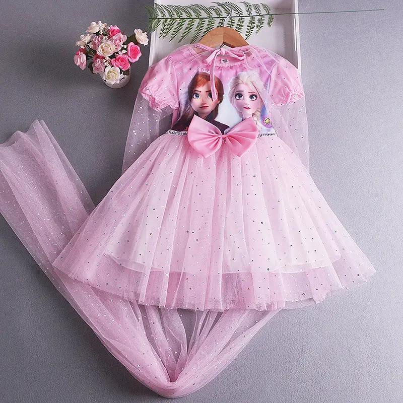 Princess Party Tutu Dress – Elsa & Anna Inspired Summer Outfit for Girls - Gracias Collectibles